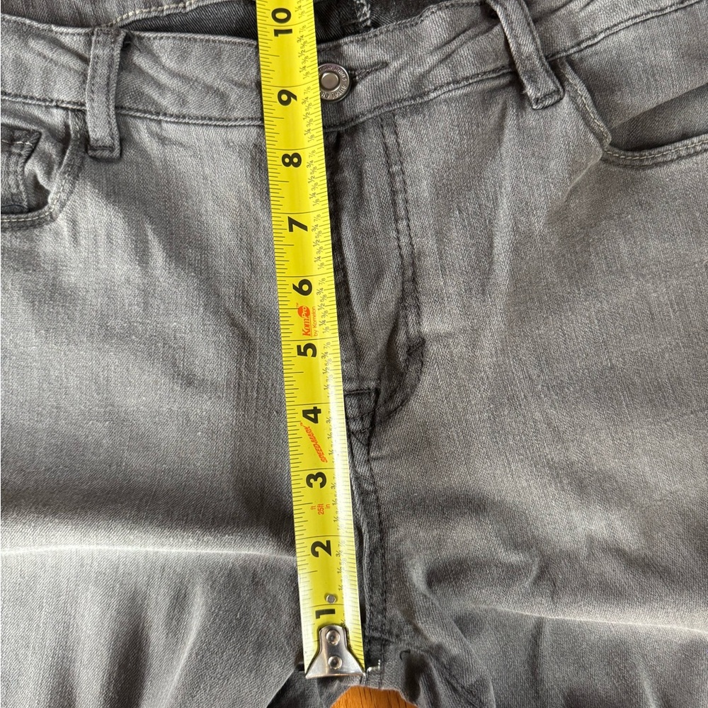 Kensie Women’s Knockout Skinny Mid Rise Charcoal Denim Jeans Size 12/31 - Picture 8 of 8